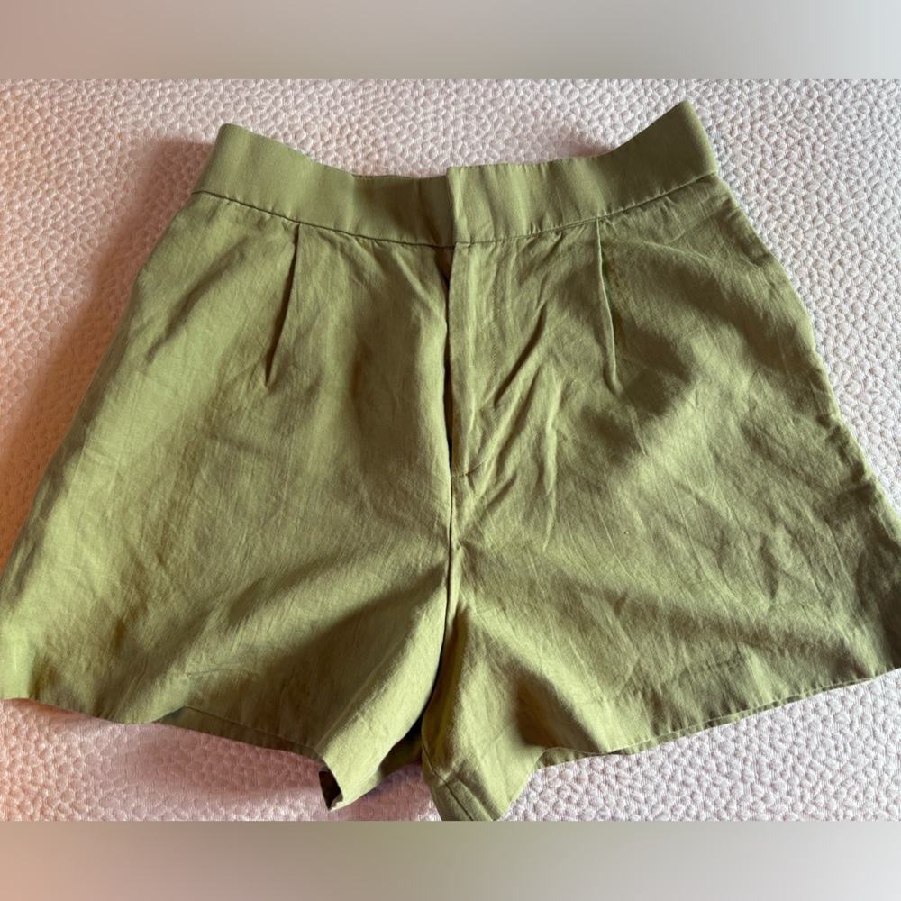 Zara Green shorts